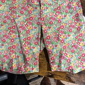 Lilly Pulitzer Pink and White Floral  Shorts
